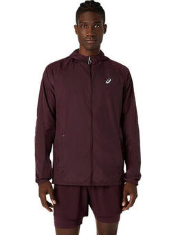 ASICS - Road Packable Jacket Maroon