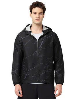 ASICS - Aop Cap Style Raglan Jacket Black