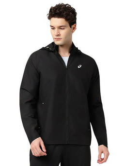 ASICS - Back Vent Zipper Hoodie Black