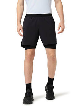 ASICS - Jacquard Elastic 2-In-1 Short Black
