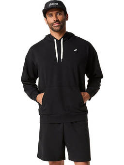 ASICS - French Terry Relaxed Pullover Hoodie Black