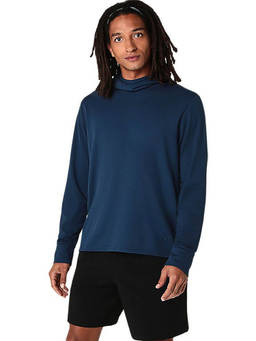 ASICS - Act adapt Packable Ls Hoodie Blue
