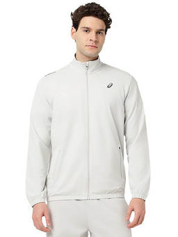 ASICS - Asymmetric Graphic Jacket Grey