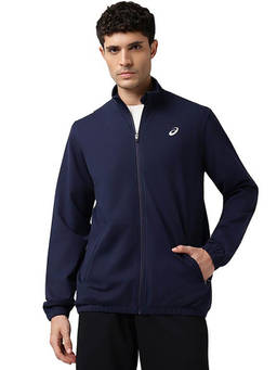 ASICS - Asymmetric Graphic Jacket Blue