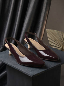 ROCIA - By Regal Wine Women Sling Back Kitten Heels