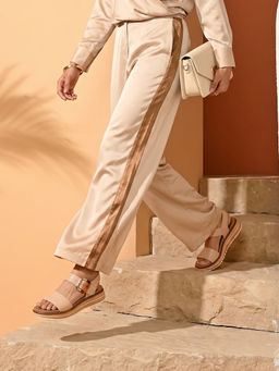 ROCIA - By Regal Nude Women Casual Comfort Sandals