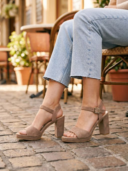 ROCIA - By Regal Camel Women Casual Block Heels