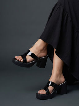 JODYHUB - Women Black Sandal Heels