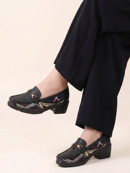 JODYHUB - Women Black Loafers