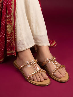 JODYHUB - Women Rose Gold Flats