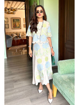 BOHO-CHIC By Sukriti Jain - Cream Jardin De Ete Co-ords Set