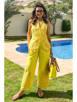 BOHO-CHIC By Sukriti Jain - Sunny Yellow Co-ords Set