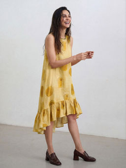 DaKauz - Yellow Sun-Drenched Ochre Dress