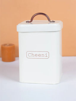 Voncasa - Chini Jar Kitchen Countertop Metal Storage Jar Mild Steel 1.9 Litre