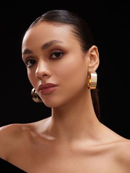 Kazo - Dramatic Hoop-In-Hoop Earrings
