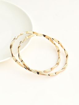 Kazo - Opulent Big Twisted Hoops