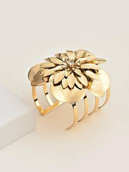 Kazo - Amelia Flower Statement Cuff Bracelet