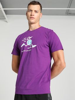 Puma - Ciele The Work Is The Work Unisex Purple T-Shirt