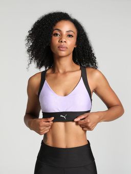 Puma - Run Reflective Women's Purple Sports Bra