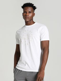 Puma - Graphic Emblem Men's White T-Shirt
