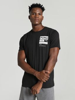 Puma - Graphic Efs Men's Black T-Shirt