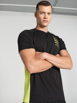 Puma - Fit Triblend Men's Black T-Shirt