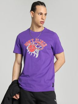 Puma - Blueprint Q3 Graphic 2 Men's Purple T-Shirt