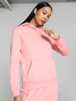 Puma - Essentials+ Embroidery Women's Pink Hoodie