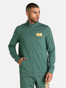 Puma - Knitted Ff Logo Men's Green Jacket
