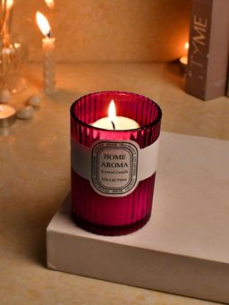 Tayhaa - Home Aroma Scented Candle Pink Purple
