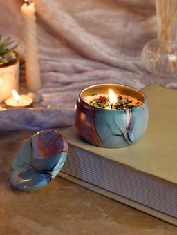Tayhaa - Petite Blue & Pink Serenity Essential Candle