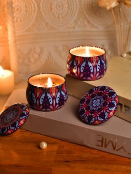 Tayhaa - Navy Blue Serenity Candle Jar