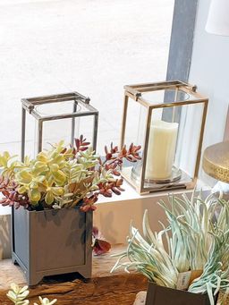 IAAH - Svelte Handcrafted Lantern Silver