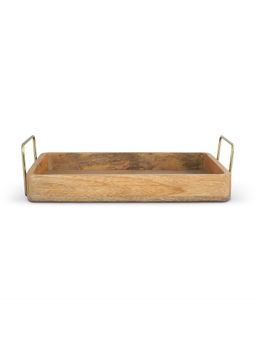 IAAH - Saige Rectangular Decorative Tray Brown