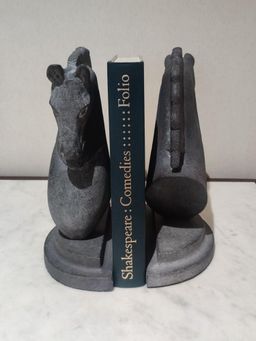 IAAH - Barnel Horse Head Decor Piece Grey