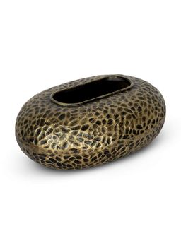 IAAH - Metalen Hammered Vase Gold