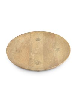 IAAH - Mango Wood Decorative Platter Classic Beige