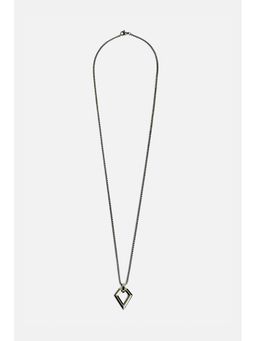 Snitch - Men Kite Pendant Silver Toned Necklace
