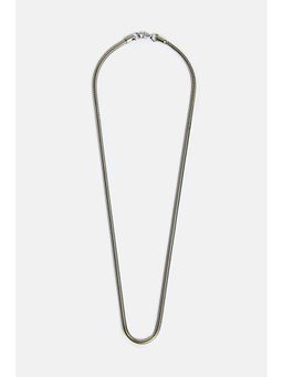 Snitch - Men Silver Toned Snake Chain