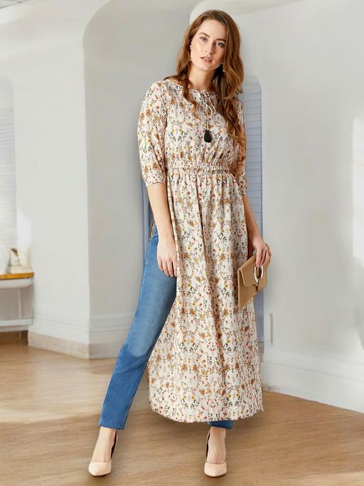 Maxi Tops With Front Slits Buy White Tops For Women By AJIO Online