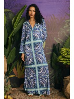 CINCIN Fashion - Blue Horizon Long Maxi Dress