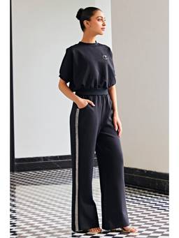 Kay Kay BY KKHUSHI SAHAII - Black Embellished Track Pant and Top
