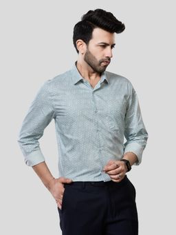 XKIND - Jonesburg Men's Printed Slim Fit Formal Shirt