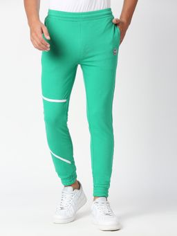 FITZ - Solid French Terry Slim Fit Trackpants Aqua