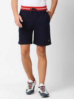 FITZ - Solid French Terry Slim Fit Shorts Dark Navy