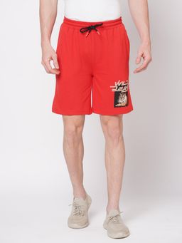 FITZ - Solid French Terry Slim Fit Shorts Red Clay