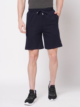 FITZ - Solid French Terry Slim Fit Shorts Dark Navy