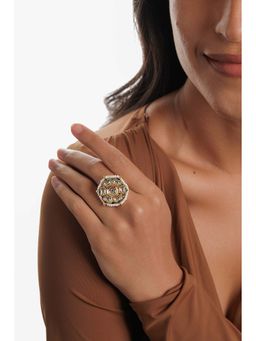 Curio Cottage - Blooming Daisy Kundan Ring