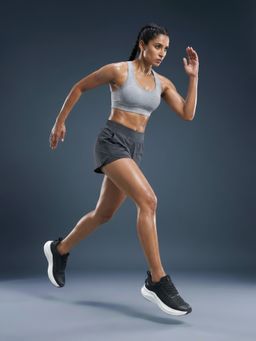 CULT - Women Black Mesh Running Shoes
