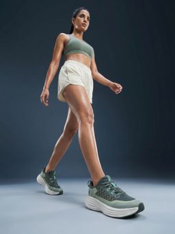 CULT - Women Olive Mesh Walking Shoes